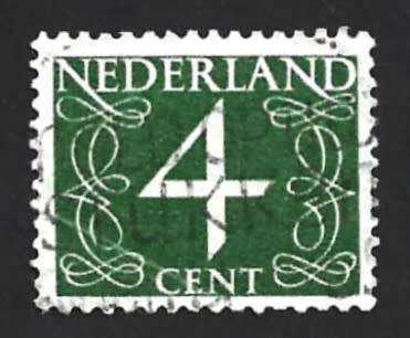 1946-69 NETHERLANDS NUMERAL
