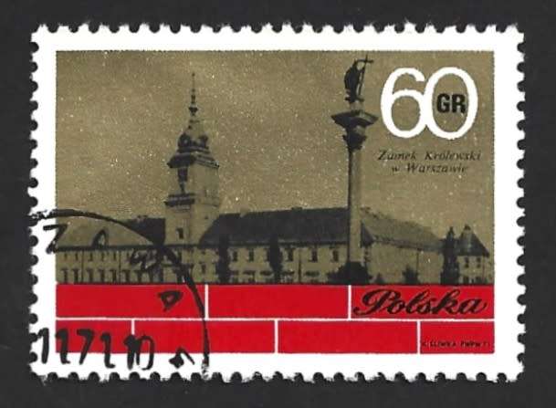 1971 POLAND ROYAL CASTLE IN WARSAW