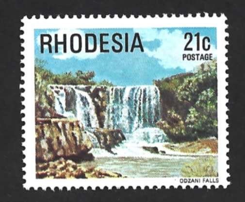 1978 RHODESIA WATERFALL