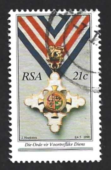 1990 SOUTH AFRICA NATIONAL ORDERS