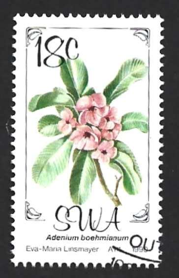 1990 SOUTH WEST AFRICA FLOWERS