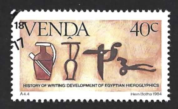 1984 VENDA HISTORY OF WRITING
