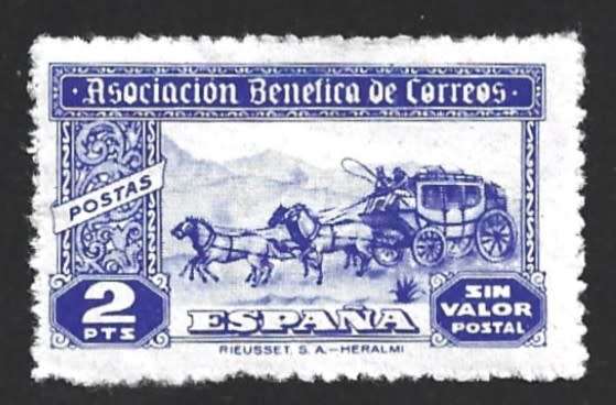 1944 SPAIN CINDERELLA STAMP