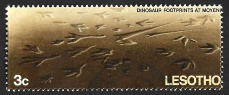 1970 LESOTHO PREHISTORIC ANIMALS