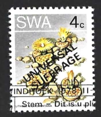 1978 SOUTH WEST AFRICA UNIVERSAL SUFFRAGE