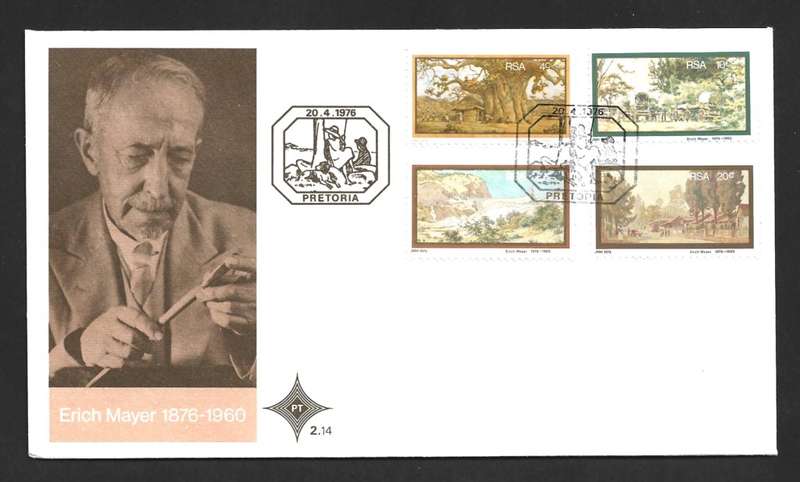1976 SOUTH AFRICA THE 100TH ANNIVERSARY OF THE BIRTH OF ERICH MAYER