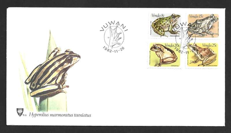 1982 VENDA ANIMAL FROGS