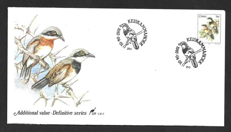 1987 CISKEI BIRDS