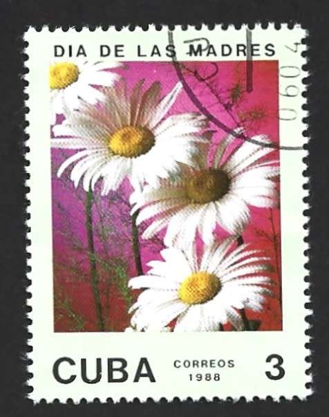 1988 CUBA FLOWERS