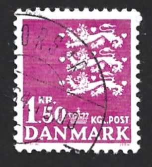 1962 DENMARK COAT OF ARMS
