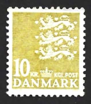 1976 DENMARK COAT OF ARMS