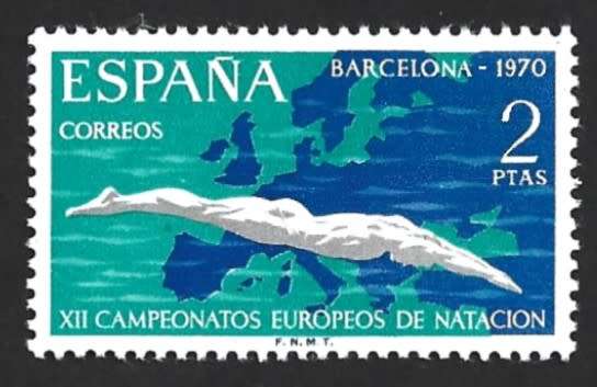 1970 SPAIN SWIMMING
