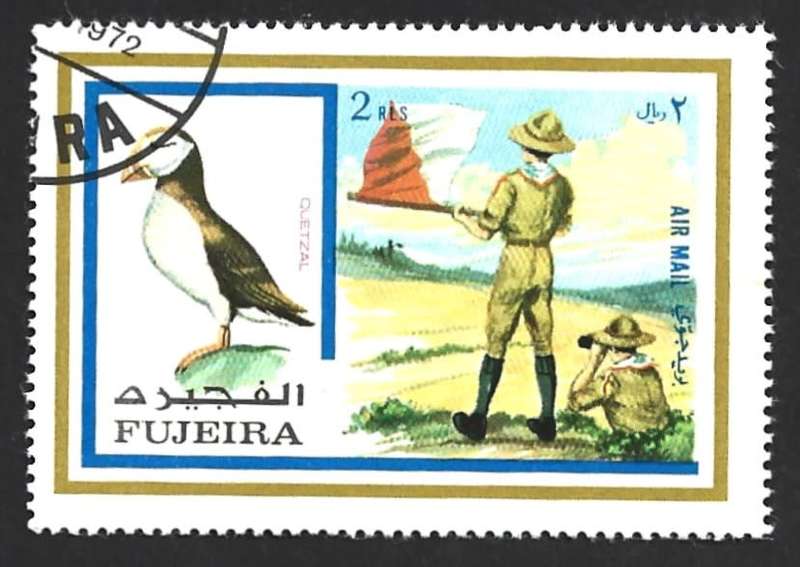 1972 FUJEIRA SCOUTS AND BIRDS