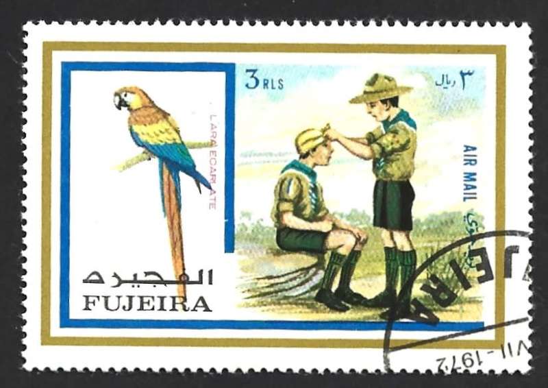 1972 FUJEIRA SCOUTS AND BIRDS