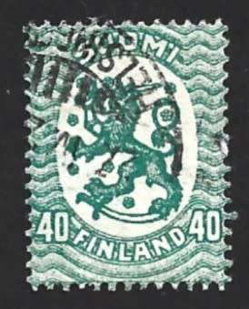 1922-24 FINLAND STANDING LION