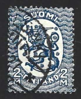 1925 FINLAND STANDING LION