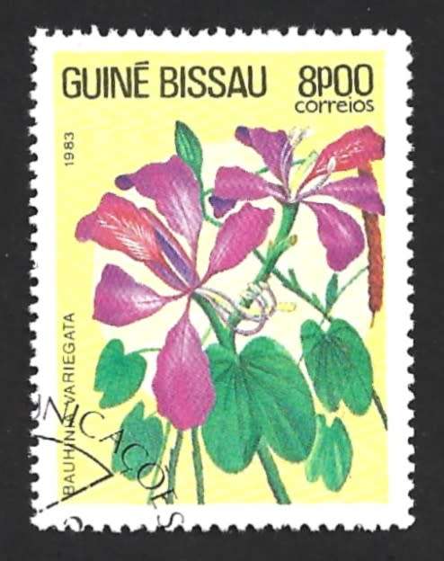1983 GUINEA BISSAU FLOWERS