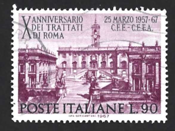 1967 ITALY TREATY OF ROME
