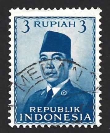 1951 INDONESIA PRES. SUKARNO