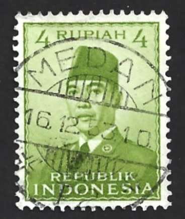 1951 INDONESIA PRES. SUKARNO