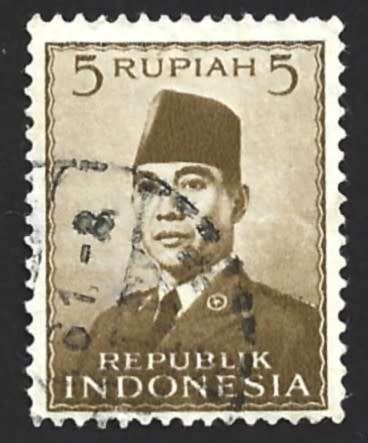 1951 INDONESIA PRES. SUKARNO