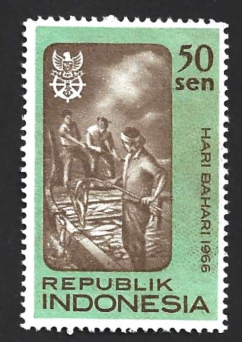 1966 INDONESIA MARITIME DAY