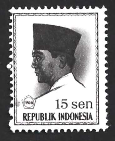 1966 INDONESIA PRES. SUKARNO