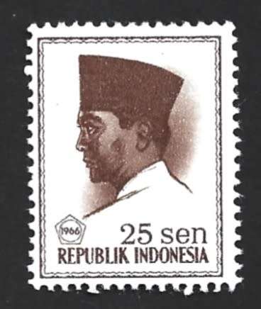 1966 INDONESIA PRES. SUKARNO