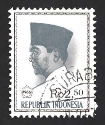 1966 INDONESIA PRES. SUKARNO