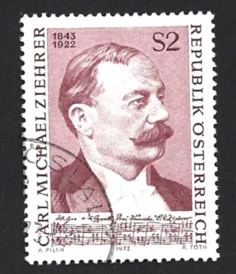 1972 AUSTRIA CARL MICHAEL ZIEHRER