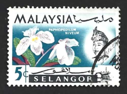 1965 MALAYSIA SELANGOR ORCHIDS