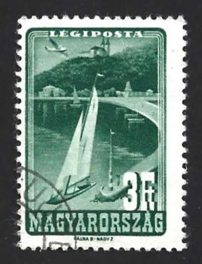 1947 HUNGARY AIRMAIL