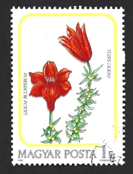 1985 HUNGARY FLOWERS