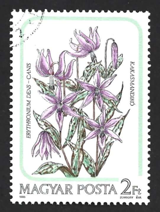 1985 HUNGARY FLOWERS