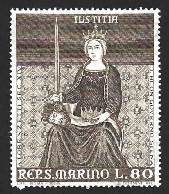 1969 SAN MARINO FRESCOES IN SIENA