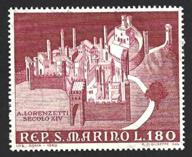 1969 SAN MARINO FRESCOES IN SIENA