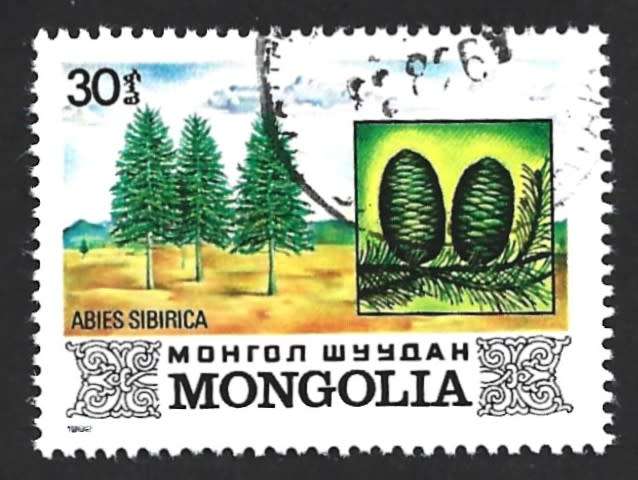 1982 MONGOLIA TREES