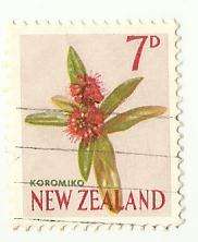 1960 NEW ZEALAND FLOWERS