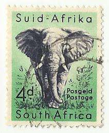 1954 SOUTH AFRICA ANIMALS
