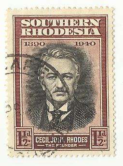 1940 RHODESIA SOUTH CECIL JOHN RHODES