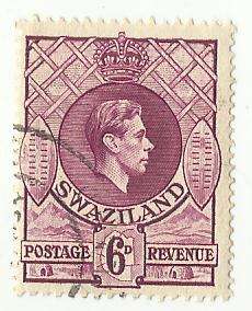 1938 SWAZILAND KING GEORGE VI