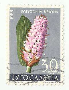 1963 YUGOSLAVIA FLOWERS