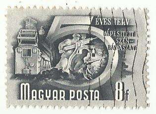 1950 HUNGARY DESIGNS COAL MINING