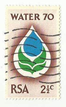1970 SOUTH AFRICA WATER DROP