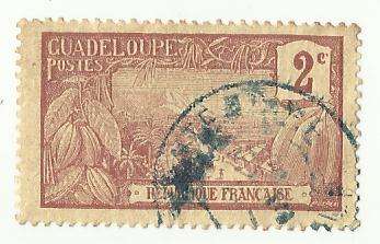 1905 FRENCH GUADELOUPE HARBOR AT BASSE TERRE