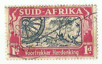 1938 SOUTH AFRICA WAGON WHEEL AFRIKAANS