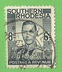 1937 RHODESIA SOUTH KING GEORGE VI