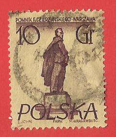 1955 POLAND WARSAW MONUMENT