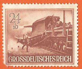 1944 GERMANY RAILWAY ARTILERY
