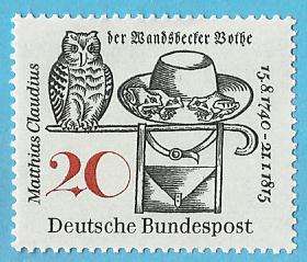 1965 GERMANY MATTHIAS CLAUDIUS
